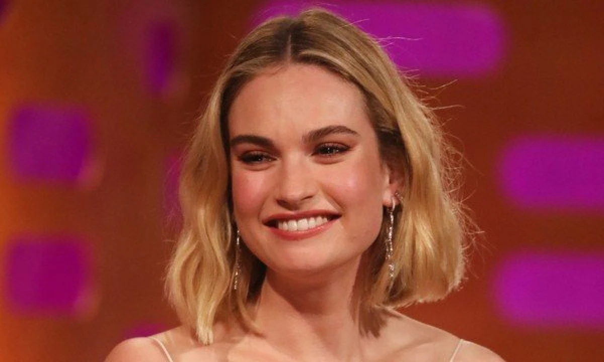 Lily James si Dominic West, legatura care innebuneste Anglia