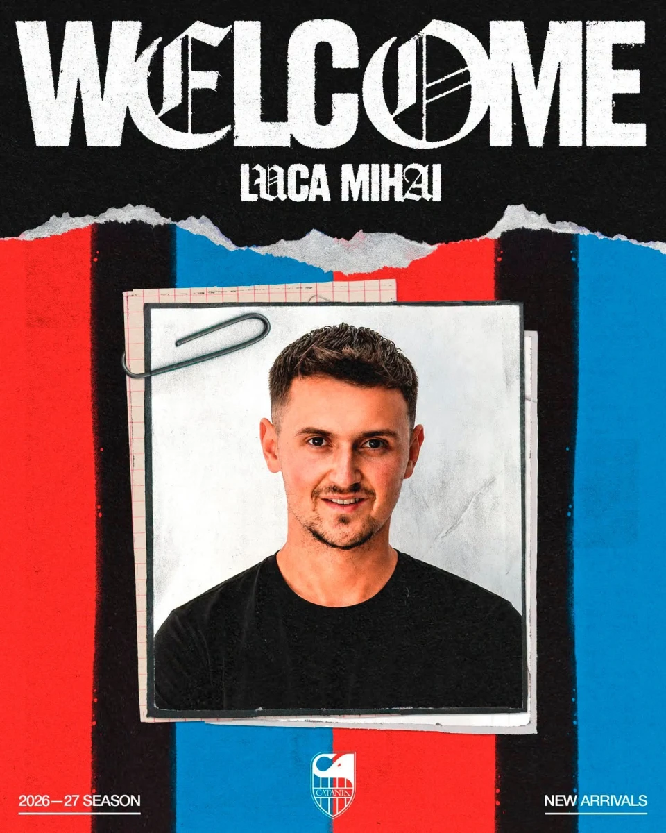 Luca Mihai a plecat de la UTA și a semnat cu Catania