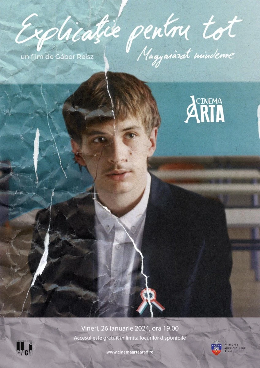 Lungmetrajul „Explicație pentru tot”, în premieră la Arad, la Cinematograful „Arta”