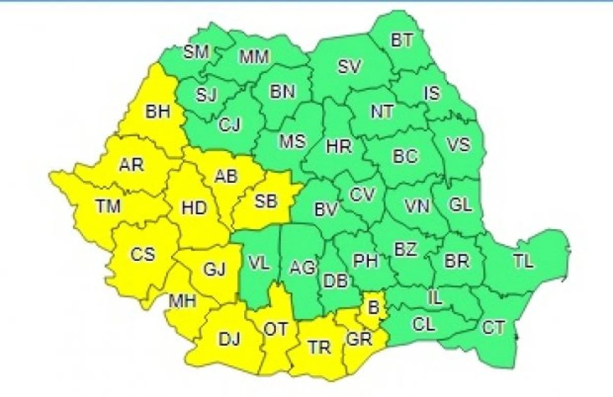 Luni şi marţi, Aradul va fi sub cod galben de caniculă!