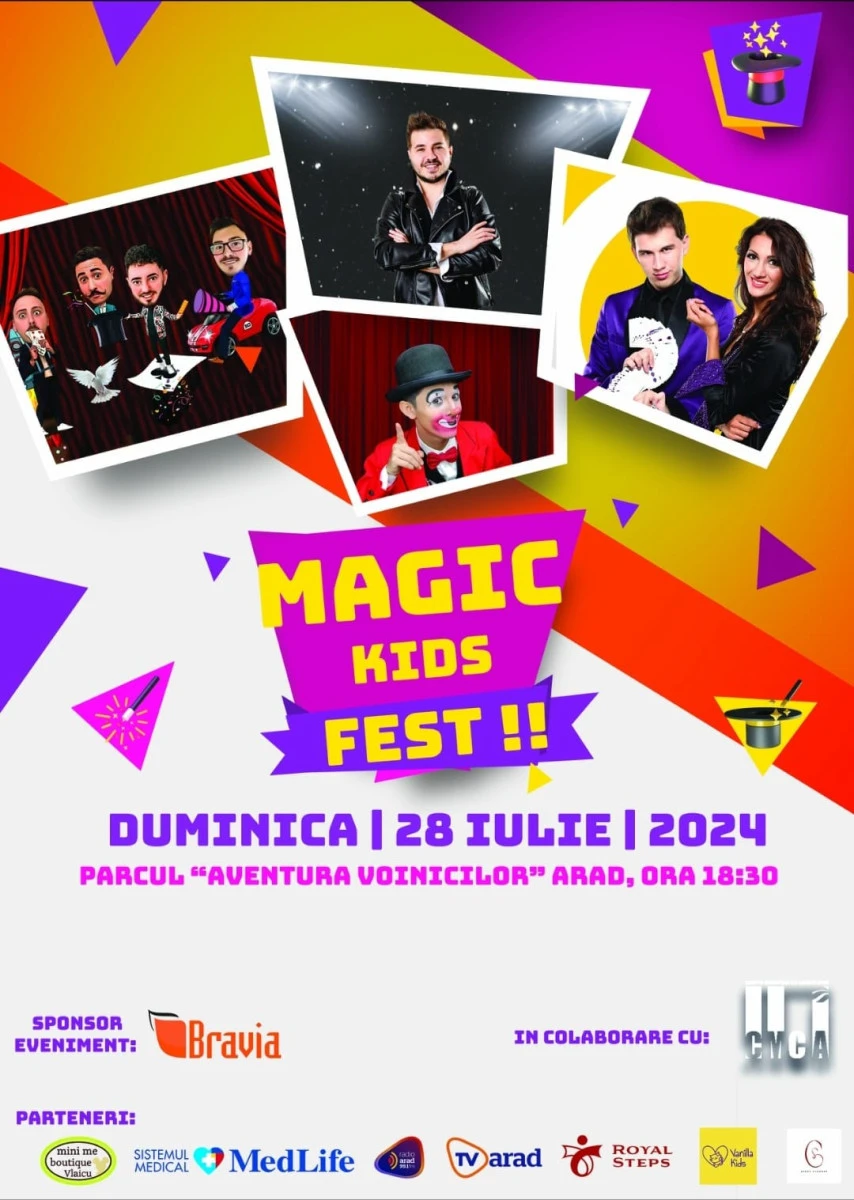 Magic Kids Fest în Parcul „Aventura Voinicilor“  din Arad