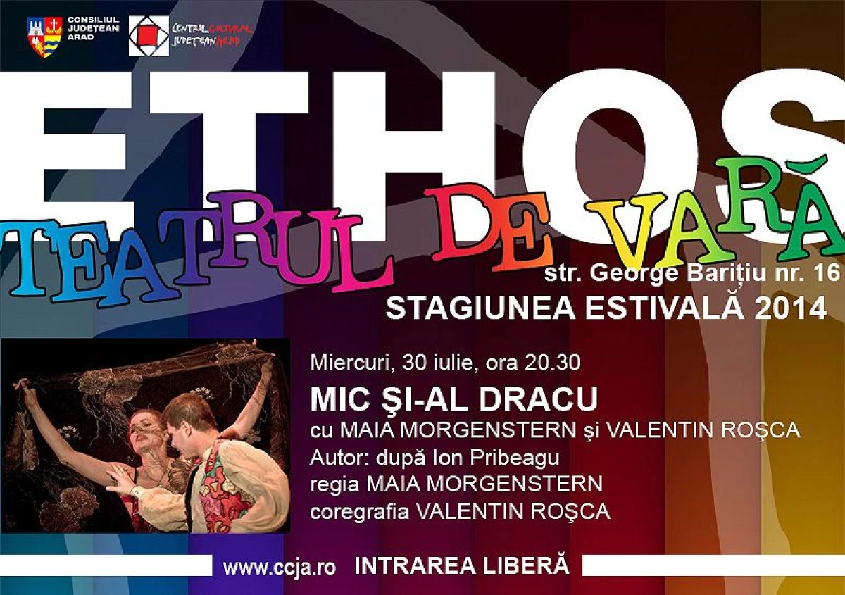 MAIA MORGENSTERN VINE LA TEATRUL DE VARA ETHOS ARAD