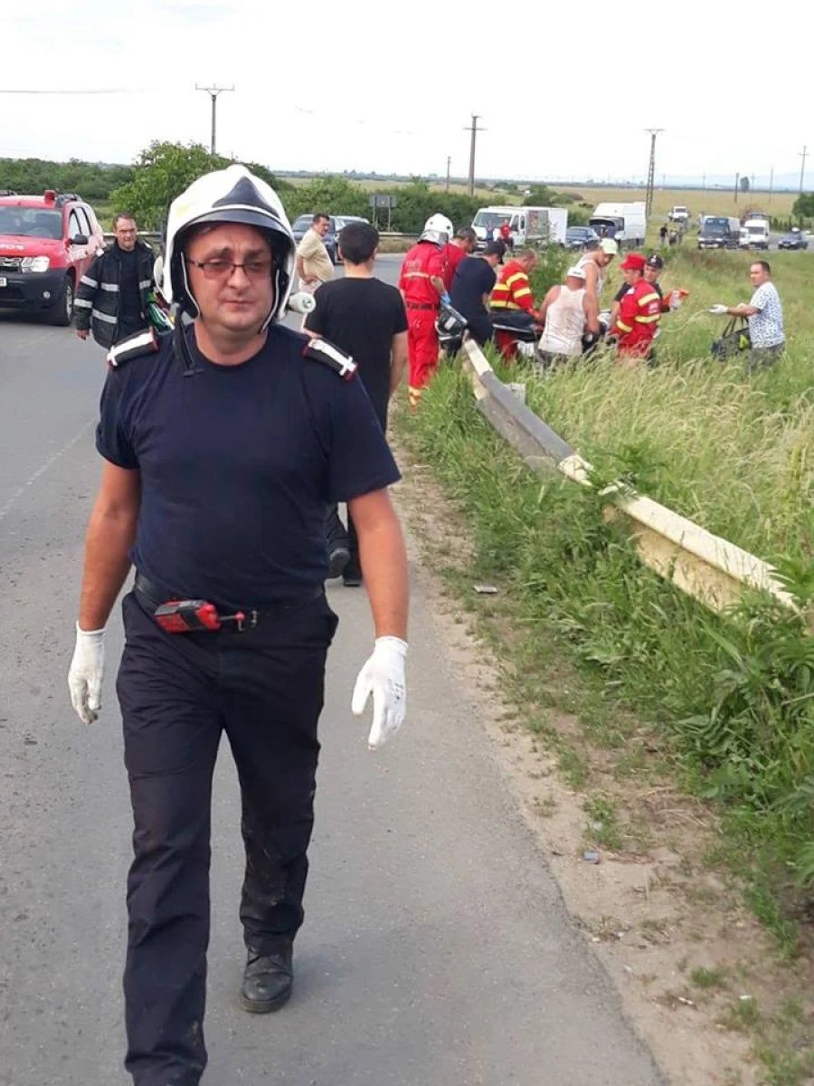 Maiorul arădean Doru Ciupuliga, salvator și în timpul liber. Două persoane din Macea îi datorează viața