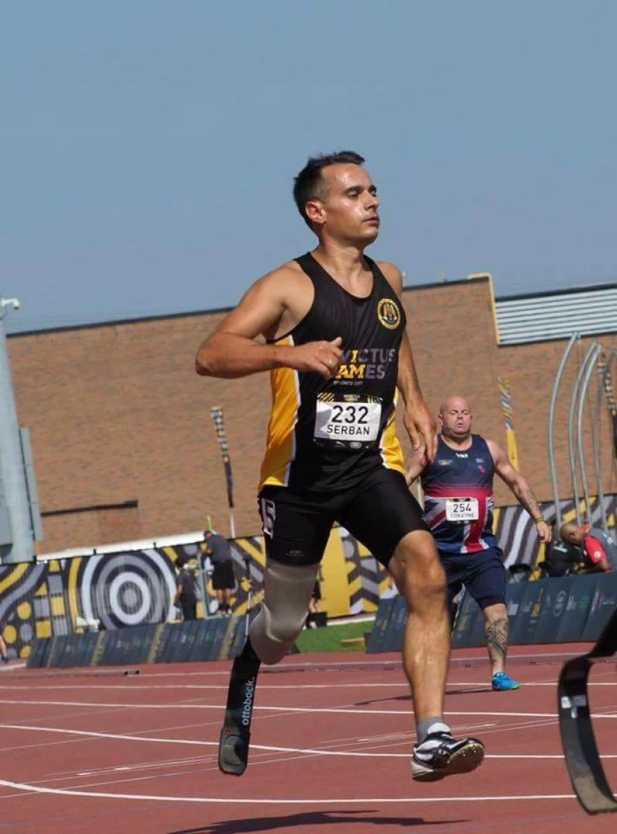 Maiorul Laurențiu Șerban a căștigat prima medalie pentru Invictus Team România 2017