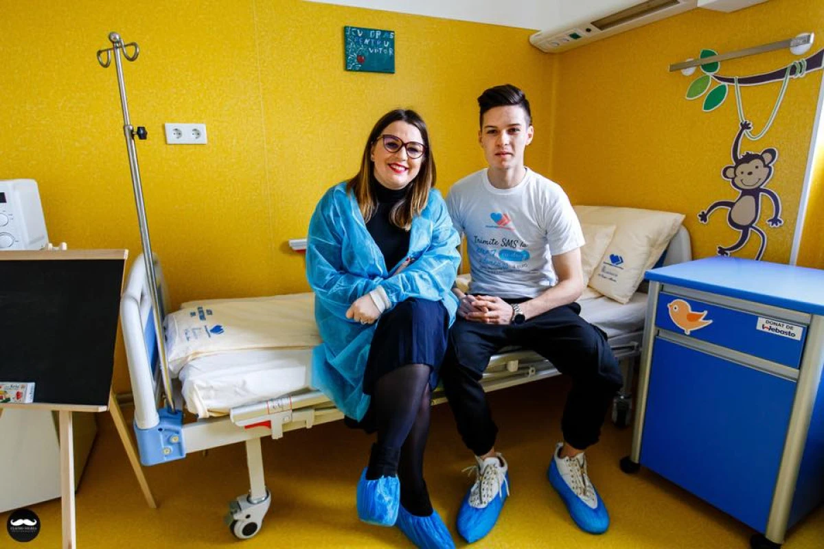 Man se alătură strângerii de fonduri pentru copiii bolnavi