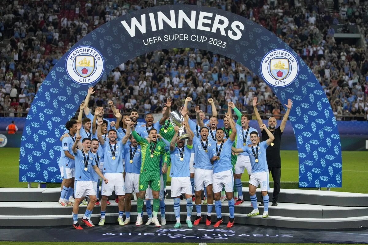 Manchester City a câștigat în premieră Supercupa Europei