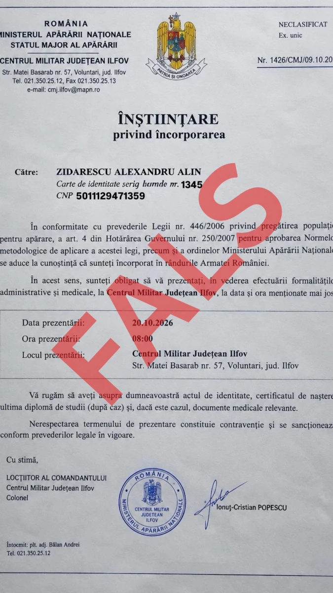 MApN neagă scenariul unei încorporări de urgență a tinerilor