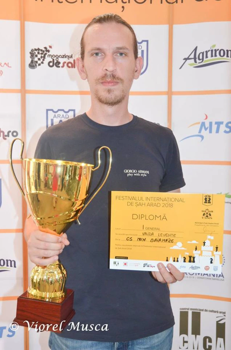 Marele maestru Levente Vajda a câştigat Arad Open