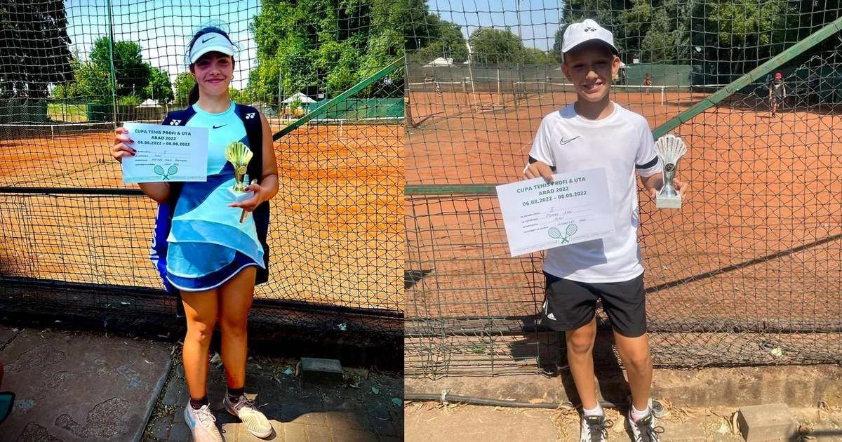 Maria Mateaș și Ayan Coman s-au remarcat la Cupa Tenis Profi, de la Arad