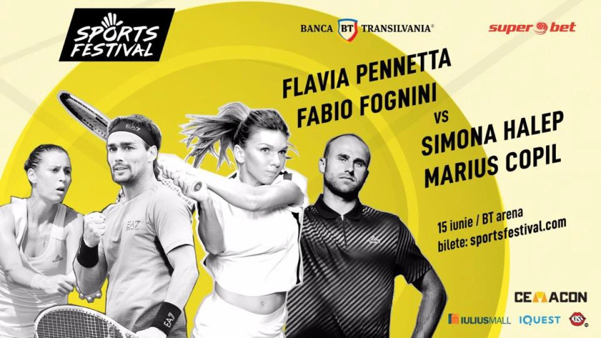 Marius Copil va juca alături de Halep, la Sports Festival