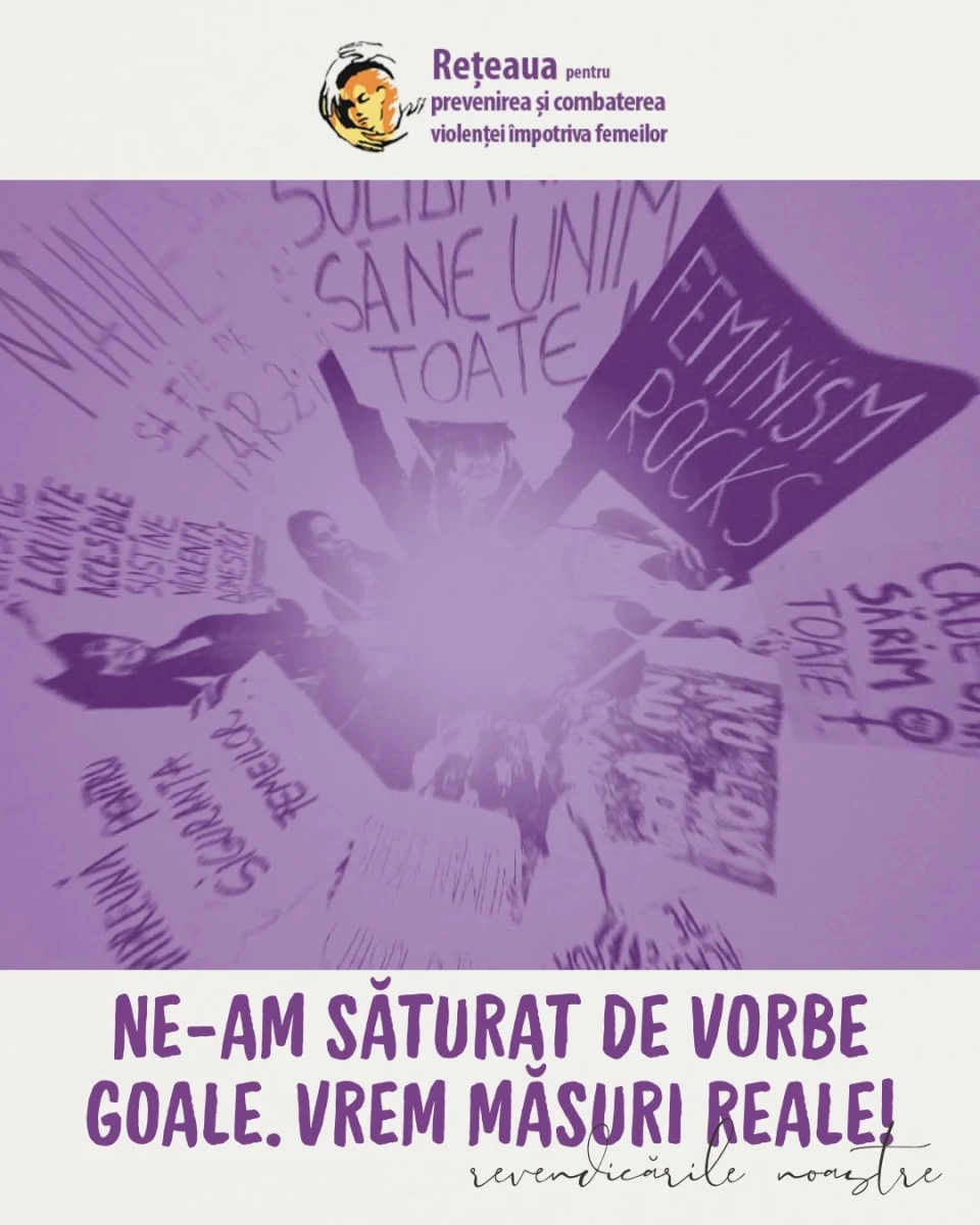 Marș pentru siguranța femeilor, sâmbătă, în fața Palatului Administrativ din Arad