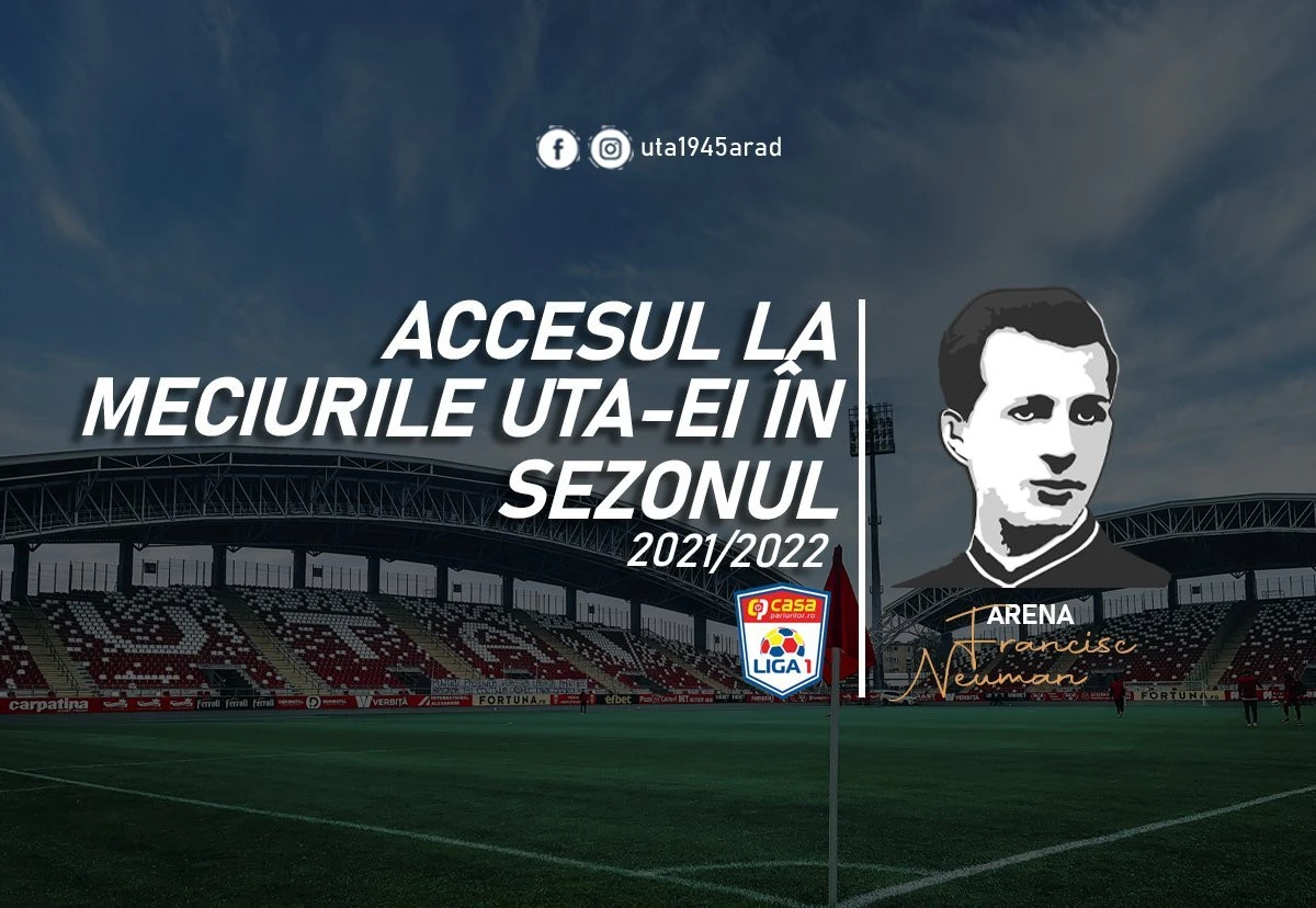Meciurile UTA-ei se vor juca cu public, dar nu mai mult de 50 la sută din capacitatea stadionului