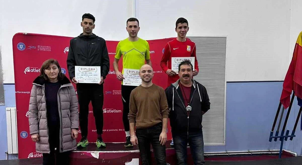 Medalii arădene la Cupa României indoor de atletism. Coman a luat aurul la 1500 de metri!