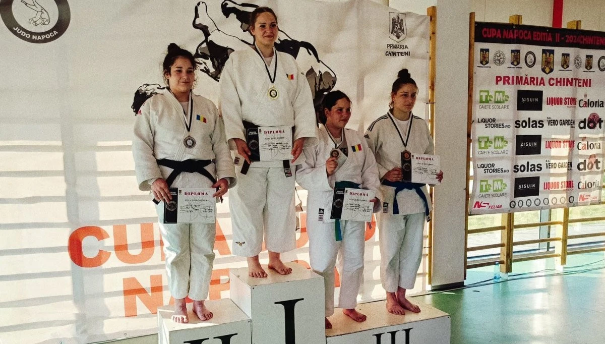 Medalii și prestații arădene bune pe tatami, la Cupa Judo Napoca Chinteni (FOTO)