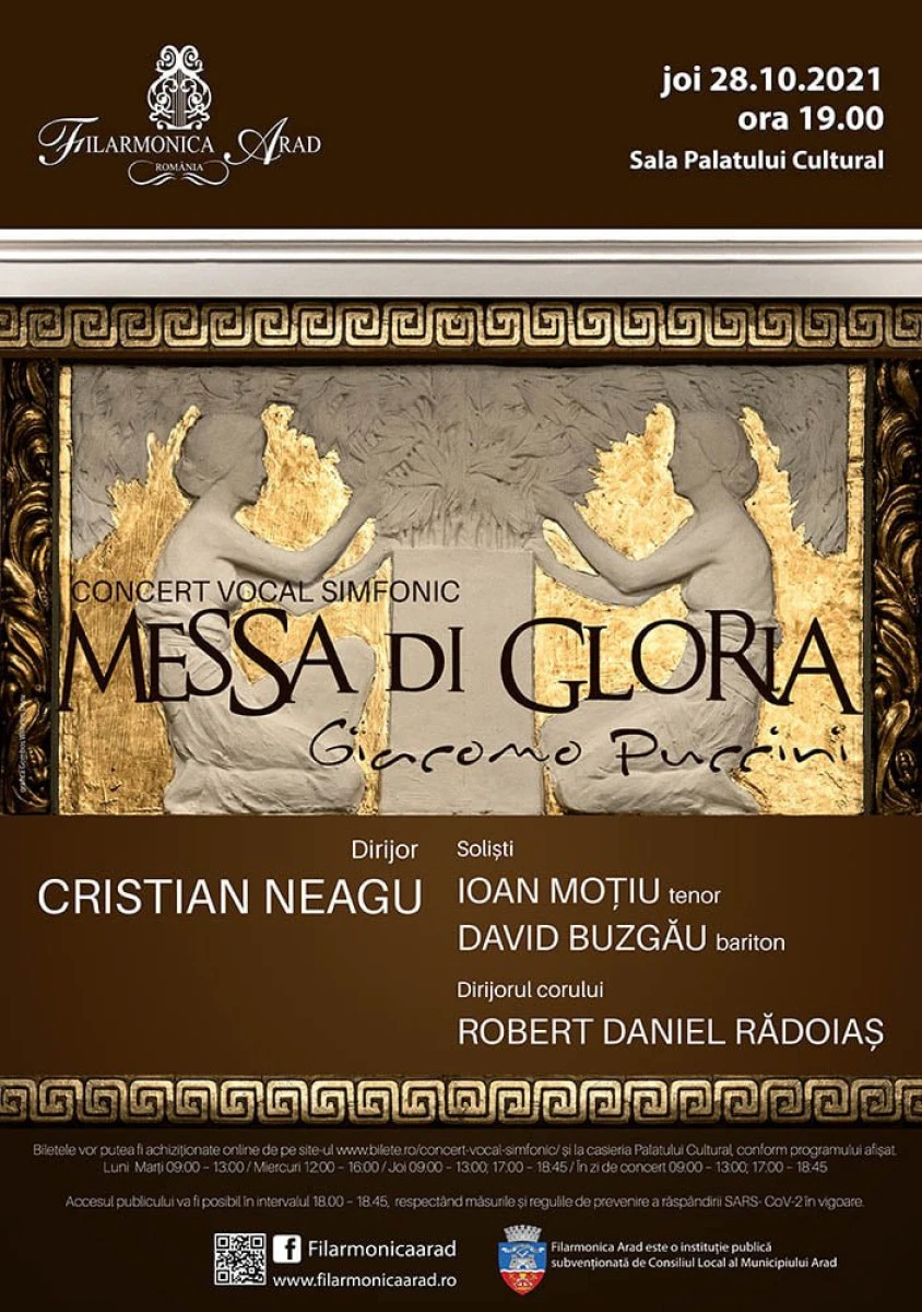 Messa din Gloria, de Puccini, la Filarmonica Arad