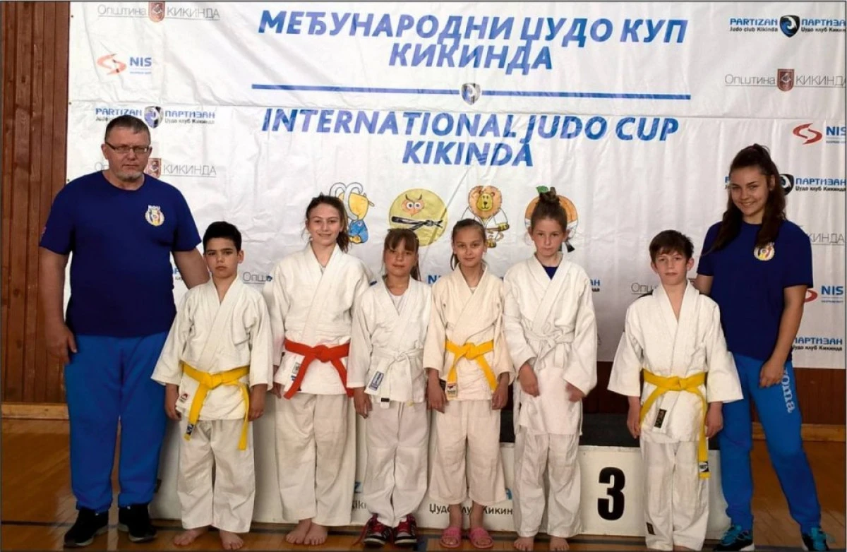 Micii judoka ai CSM-ului, pe podium la Kikinda
