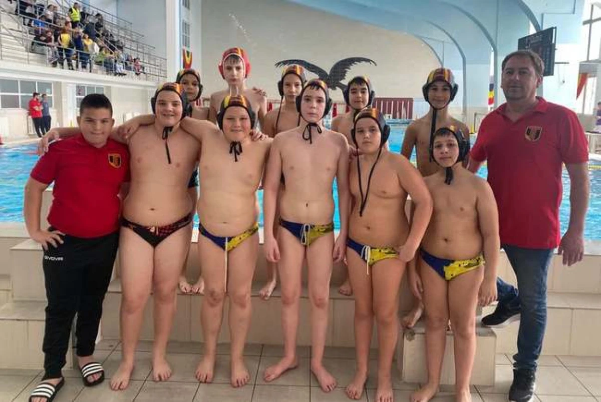 Micii poloiști de la CS AMEFA Arad s-au calificat la turneul final al categoriei U11