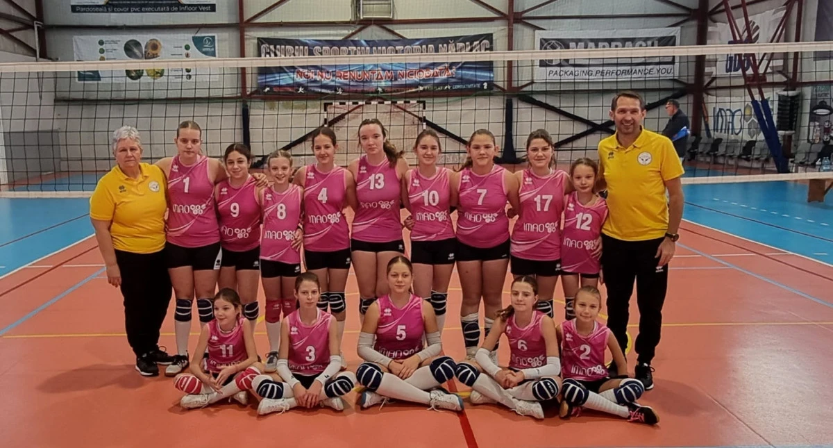 Micile voleibaliste de la Victoria Nădlac s-au calificat la turneul semifinal