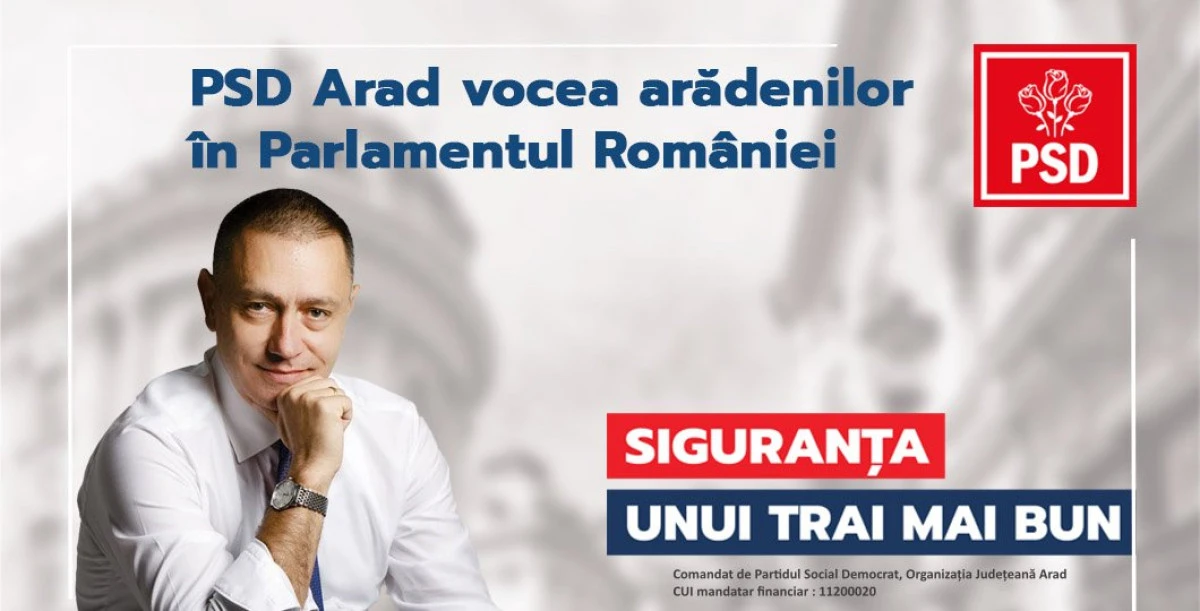Mihai Fifor: Ne-am străduit și ne străduim să facem din PSD Arad un partener de încredere, vocea arădenilor în Parlamentul României !