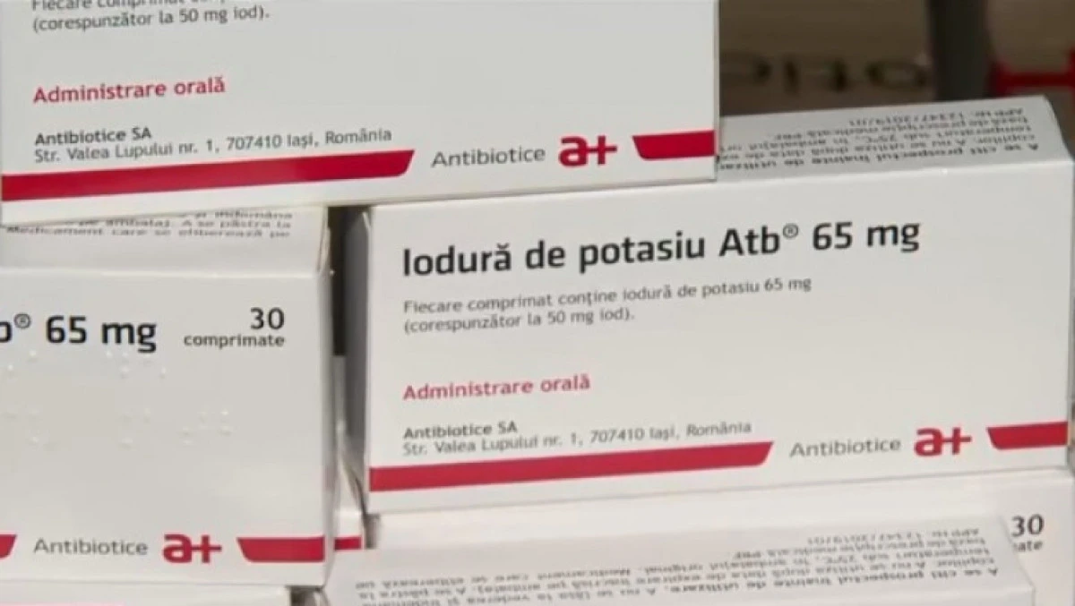Ministerul Sănătății nu mai distribuie populației pastilele de iodură de potasiu