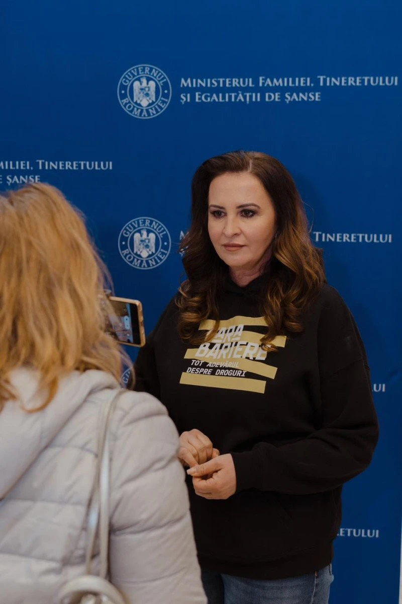 Ministrul Familiei, Natalia Intotero, a participat la evenimentul "Fără Bariere - TOT Adevărul Despre Droguri", organizat la Arad
