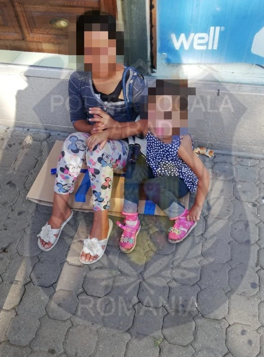 Minore obligate de mamă să cerșească, în centrul Aradului. Apelul Poliției Locale către cetățeni