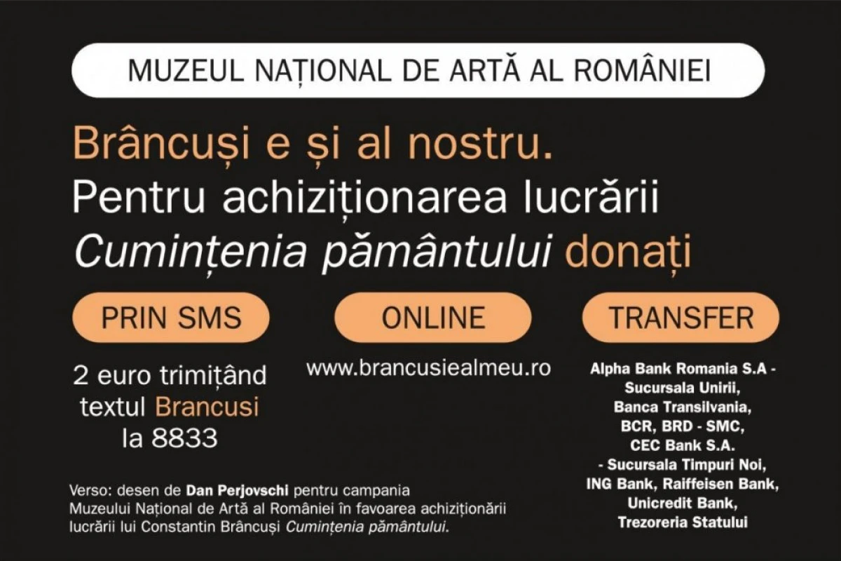 MNAR SUSȚINE CAMPANIA DE STRÂNGERE DE FONDURI PENTRU ”CUMINȚENIA PĂMÂNTULUI”