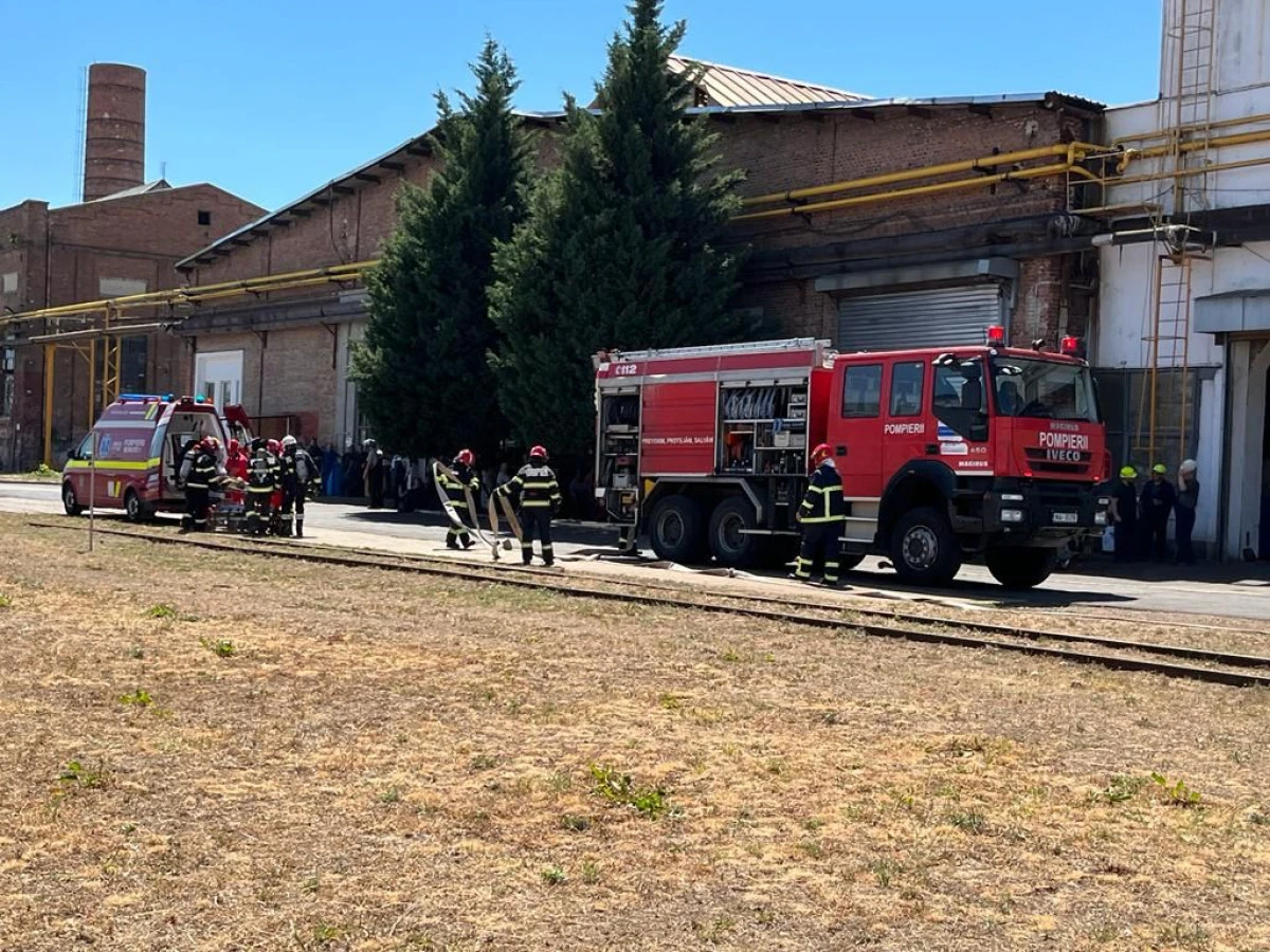 Mobilizare impresionantă de forțe la Astra Rail Industries