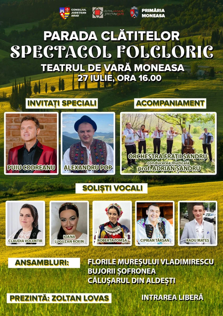 Moneasa găzduiește în weekend Parada Clătitelor – a XXIV-a ediție