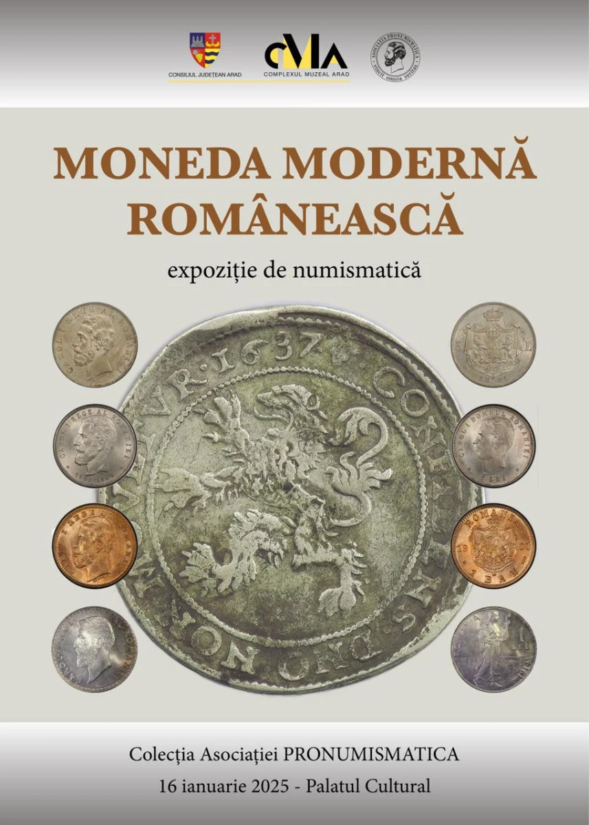 Monedele românești de după 1867, prezentante într-o expoziție la Muzeul Arad
