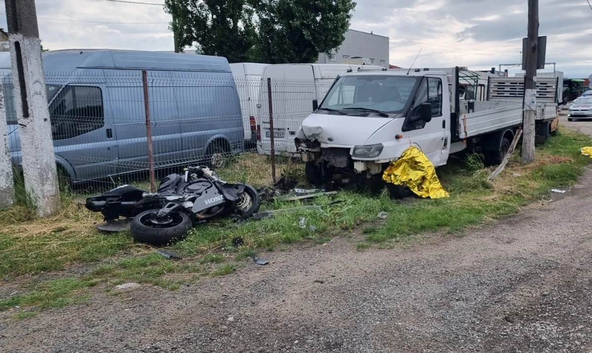Motociclist rupt în două, la Sânleani