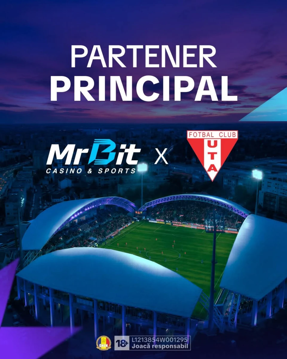 MrBit a devenit sponsorul principal al UTA-ei pentru sezonul 2026-2027