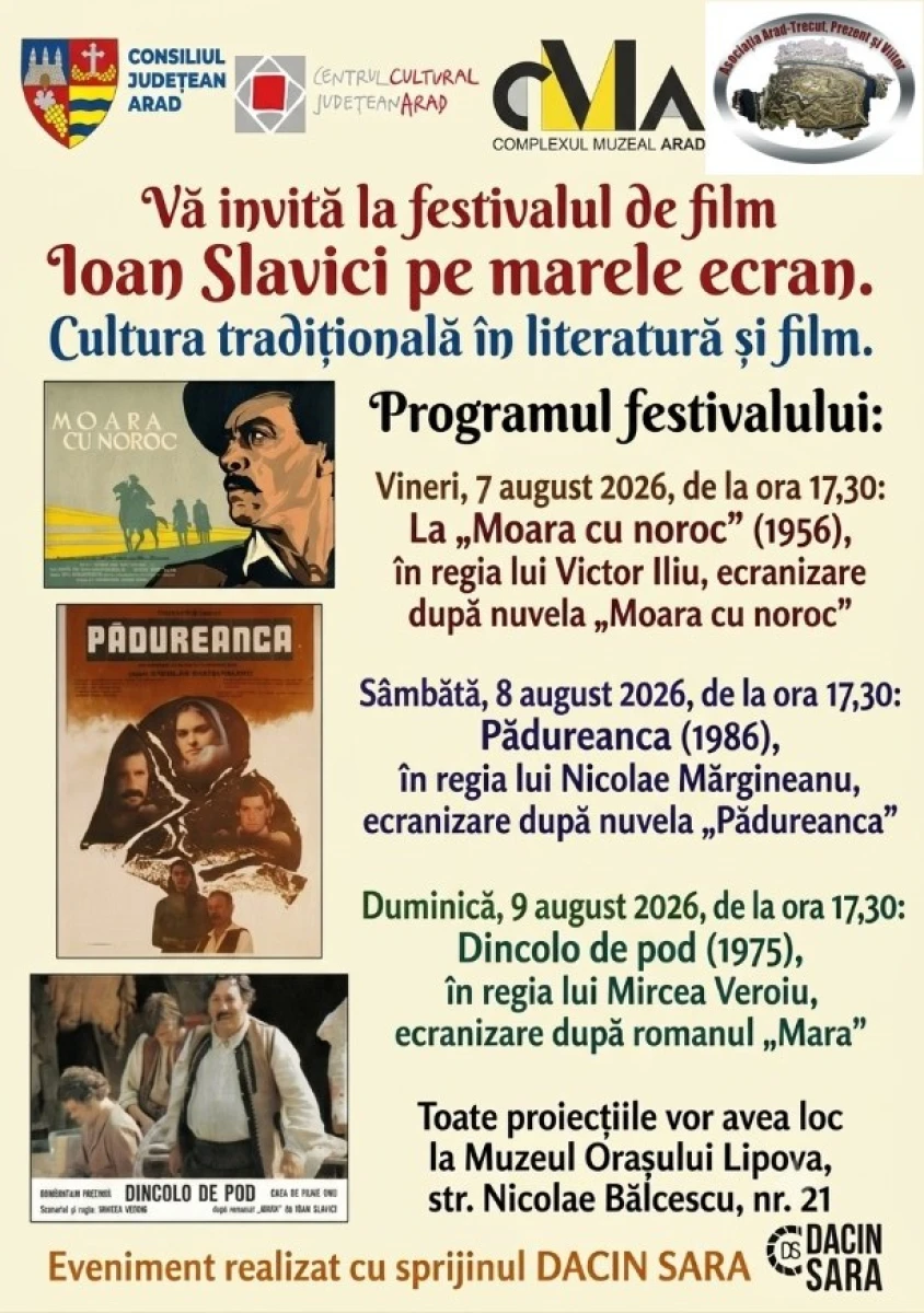 Muzeul Orașului Lipova devine cinematograf pentru trei seri dedicate lui Ioan Slavici