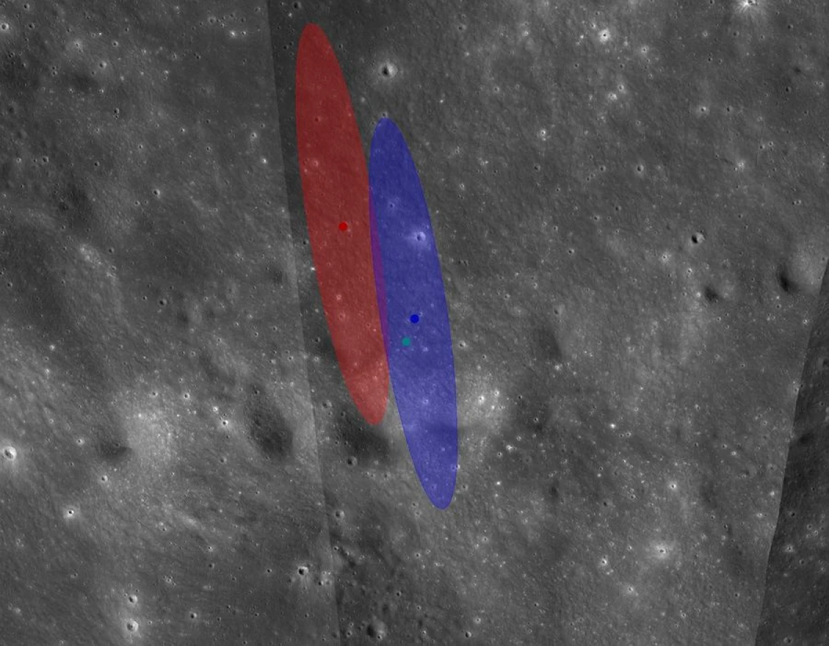 NASA a publicat imagini cu un crater format pe Lună de o rachetă SpaceX 