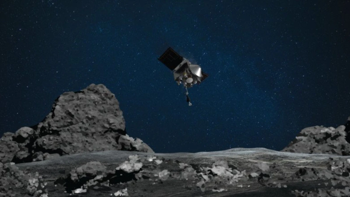 NASA a reușit să ia mostre de pe un asteroid, într-o misiune fără precedent