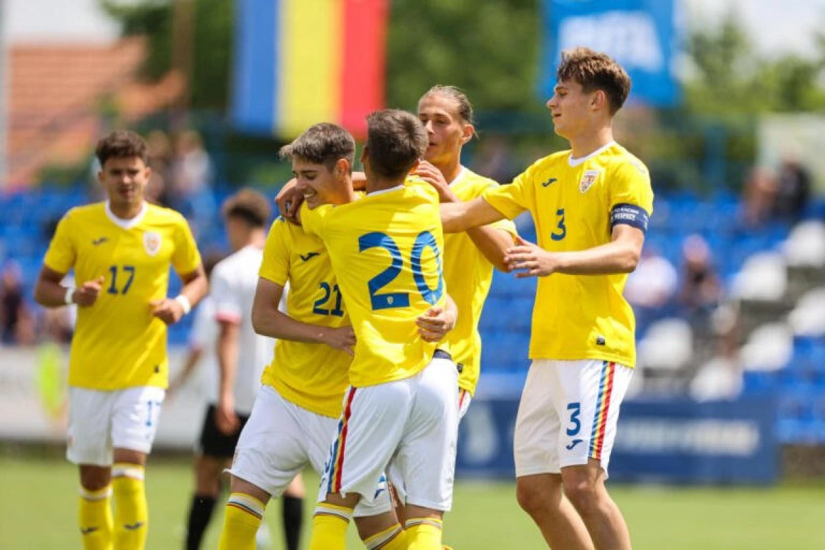 Naționala de fotbal U17 a României a învins clar Austria, în primul amical de la Arad (FOTO)