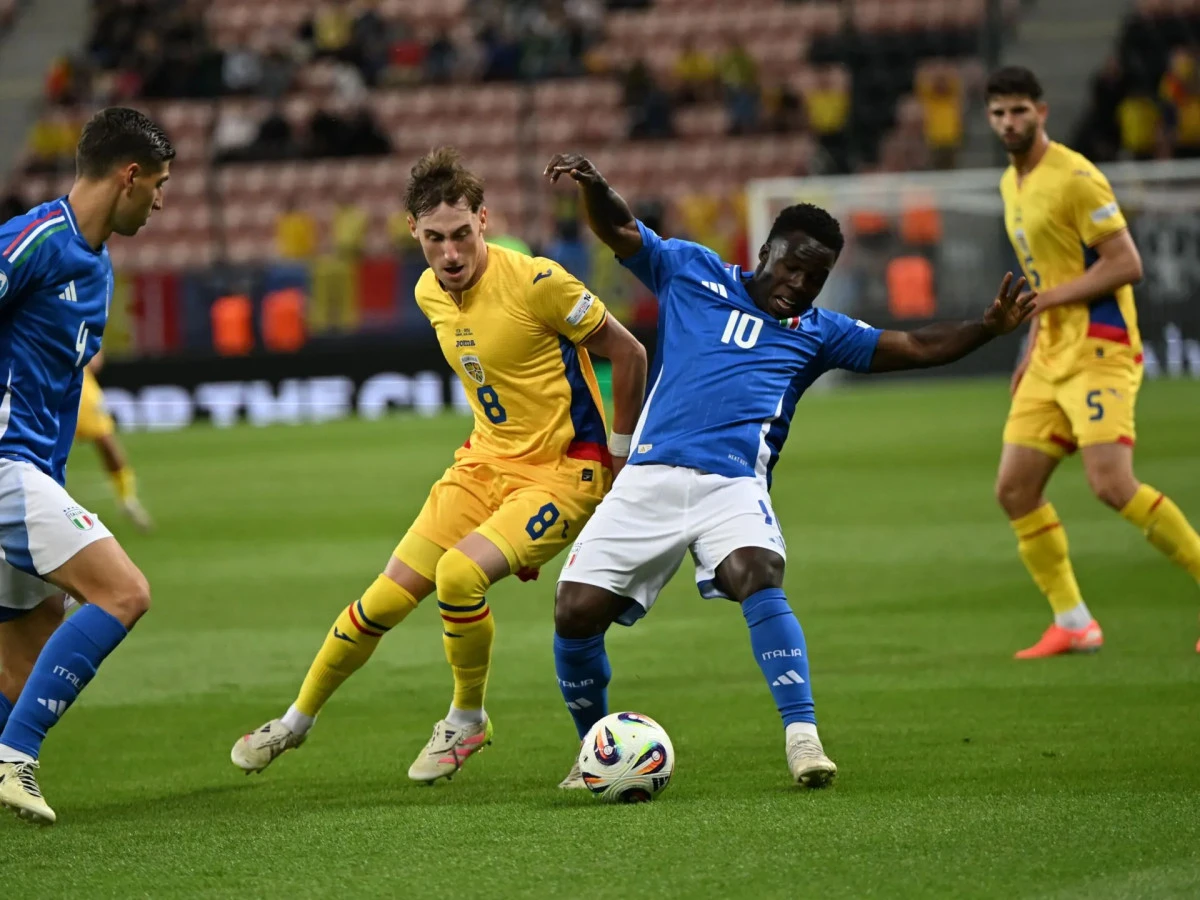 Naționala de tineret a debutat cu eșec la EURO 2025, 0-1 cu Italia