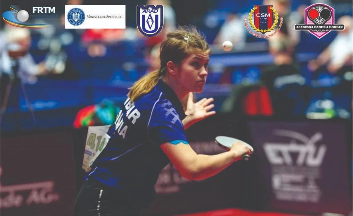 Naționale de tenis de masă la sala UAV: arădencele Sferlea și Strună, printre candidatele la medalii!