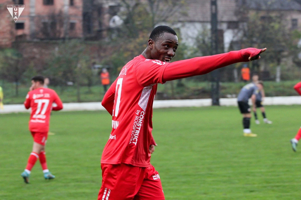 Nigerianul Godwin a decis și amicalul cu OFK Vrsac. UTA și-a găsit noul golgheter!