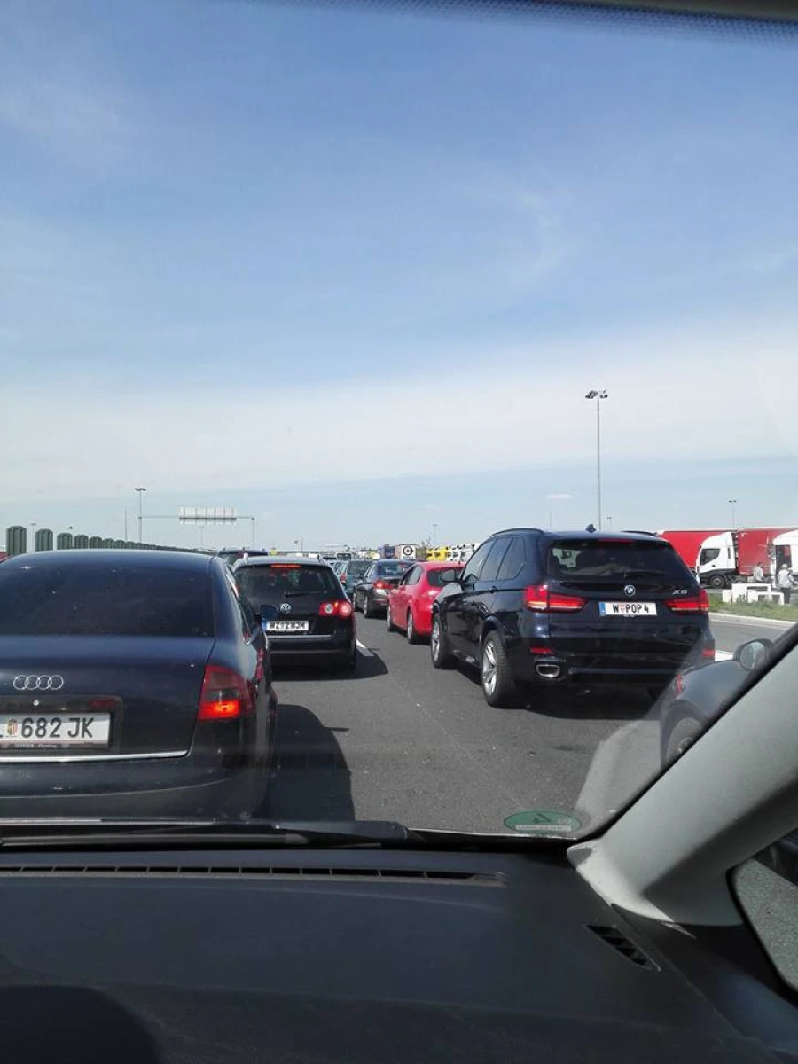 Noi cozi în Vama Nădlac, pe sensul de ieşire din ţară