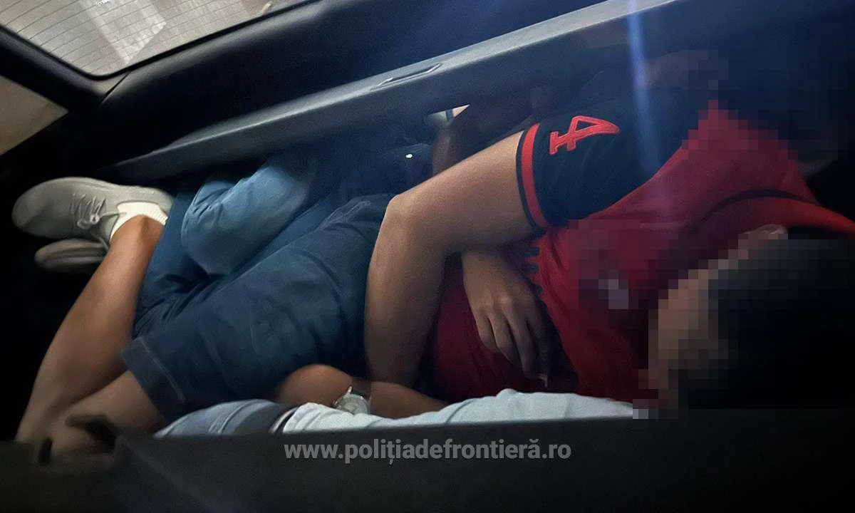 Nouă cetățeni din Sri Lanka au fost depistați ascunși în două autoturisme, la Nădlac II