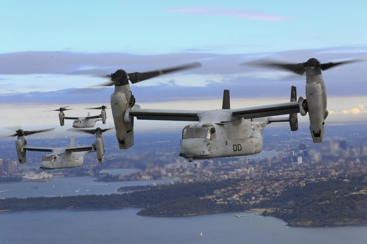 O aeronavă militară a SUA s-a prăbușit în Japonia, cu opt oameni la bord