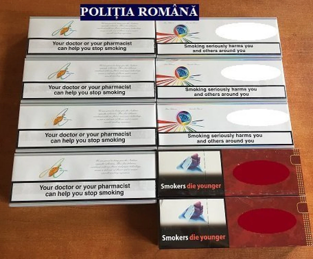 O arădeancă de 37 de ani, prinsă în timp ce comercializa țigări de contrabandă