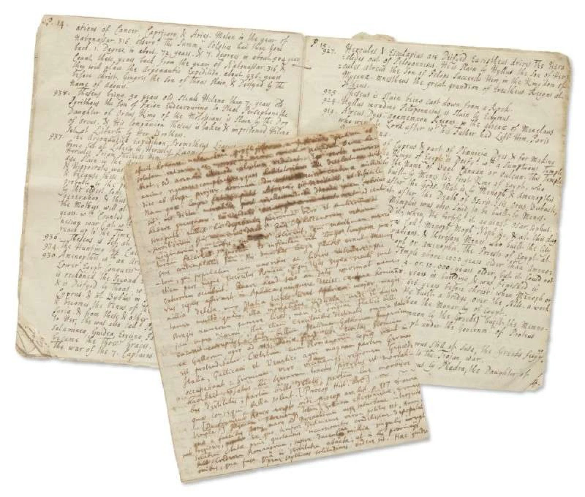 O colecţie de însemnări inedite ale lui Isaac Newton, vândută pentru 380.000 de lire sterline