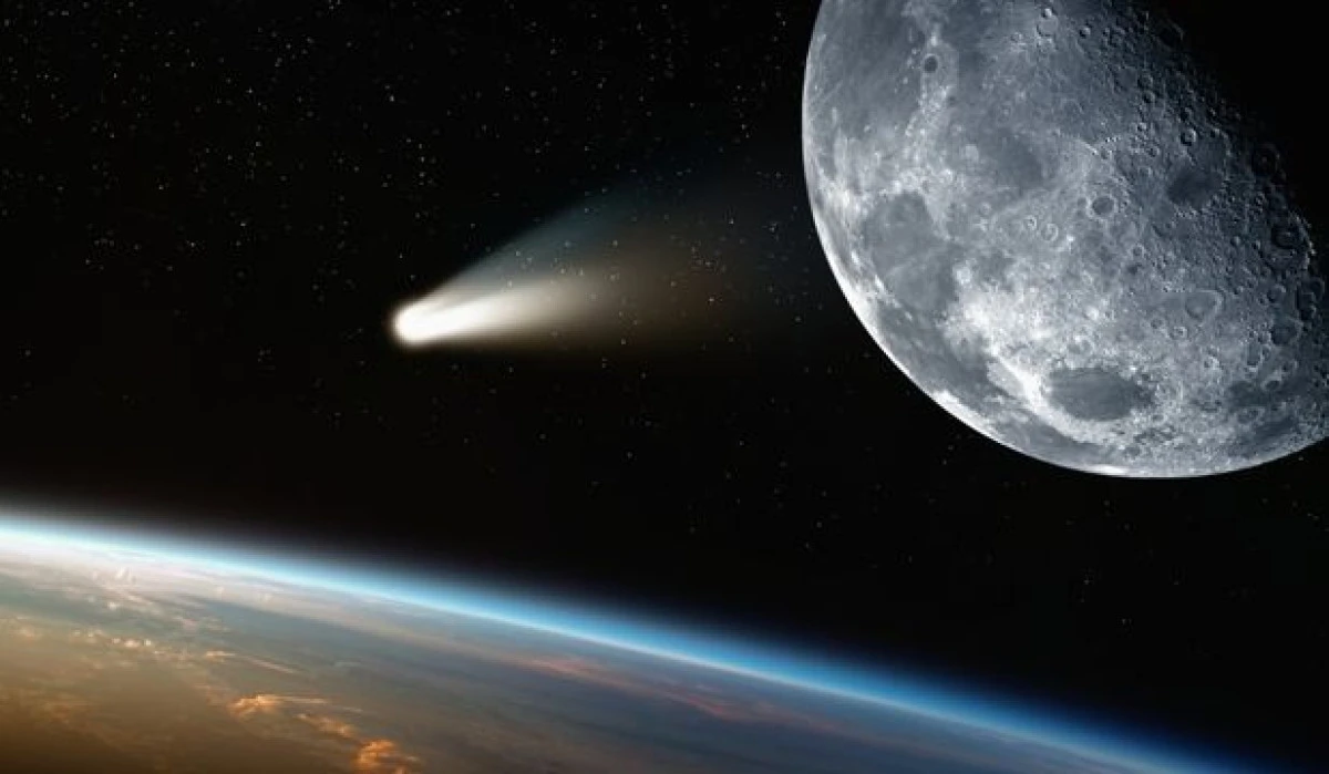 O COMETA SE DEPLASEAZA PRIN SPATIU IMPRASTIIND SUTE DE LITRI DE ALCOOL PE SECUNDA