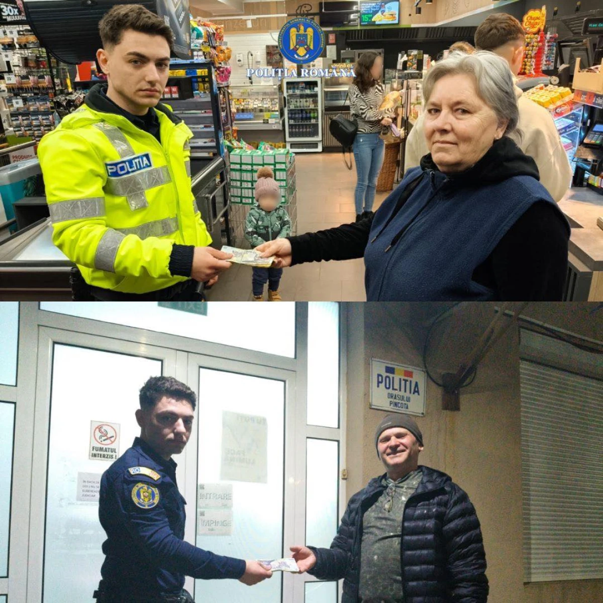 O femeie din Galșa a predat poliției 2.170 de lei găsiți într-o parcare. Banii au ajuns la proprietar în aceeași zi