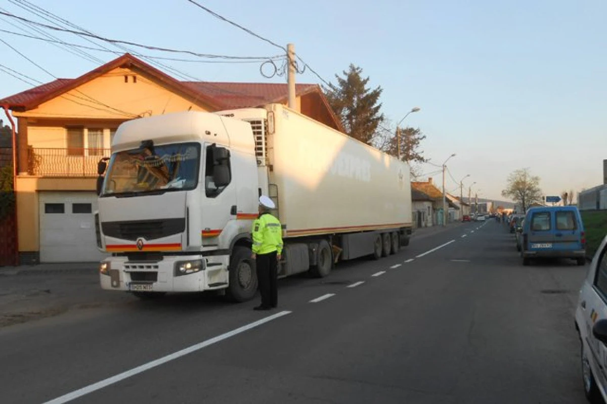 O nouă acțiune pentru verificarea tonajului, pe drumurile județene