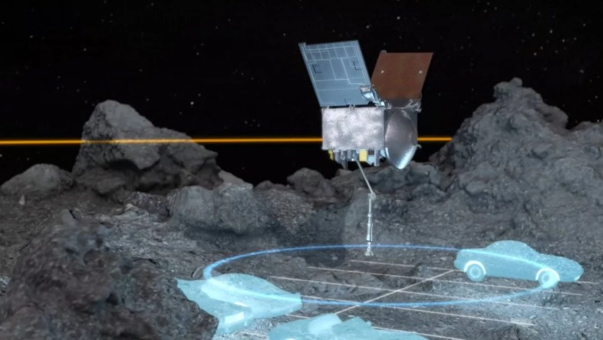 O sondă va coborî pe un asteroid de unde va lua mostre din scoarța acestuia