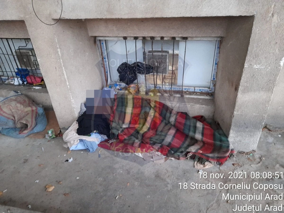 Oamenii fără adăpost, au primit „vizita“ Poliției locale