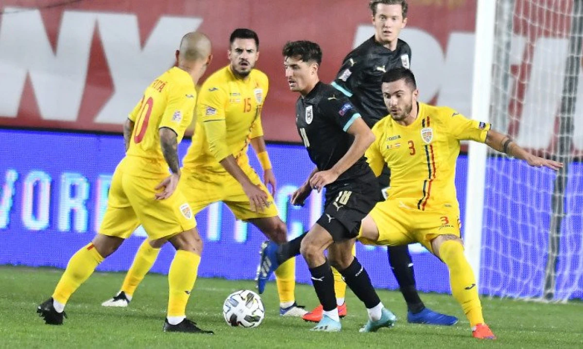 Octombrie negru pentru România: învinsă şi de Austria, în Liga Naţiunilor